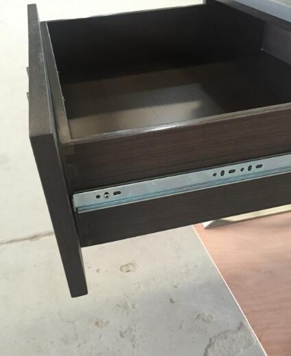 King Size Hotel Bedside Tables Metal Leg Hospitality Case Goods With 100% Sheen 2