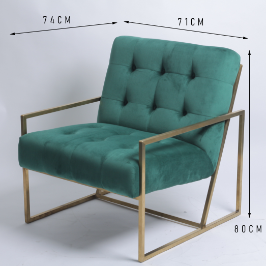 Luxury Home Furniture Living Room Sofa With Metal Decoration 0