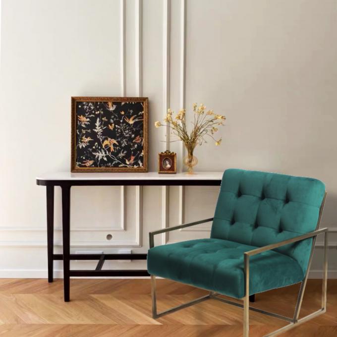 Luxury Home Furniture Living Room Sofa With Metal Decoration 1