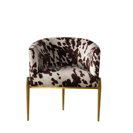 Luxury Animal Prints 74*74*78cm Furniture Dining Room Chairs 0