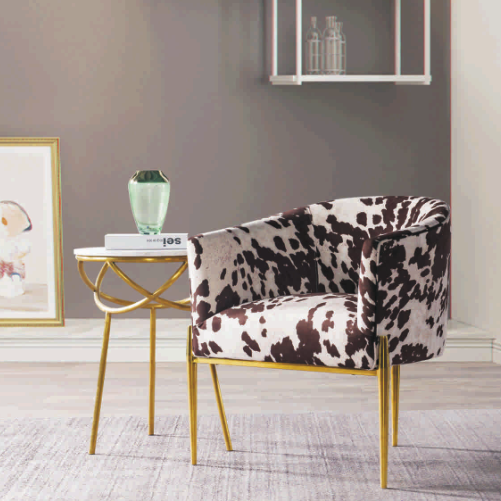 Luxury Animal Prints 74*74*78cm Furniture Dining Room Chairs 2