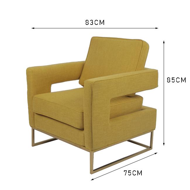 Home Single 83x75x85cm Accent Lounge Chairs 0
