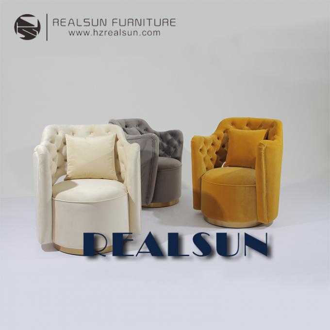 Indoor Leisure 72cm Width Living Room Armchair With Grey Buttons 1