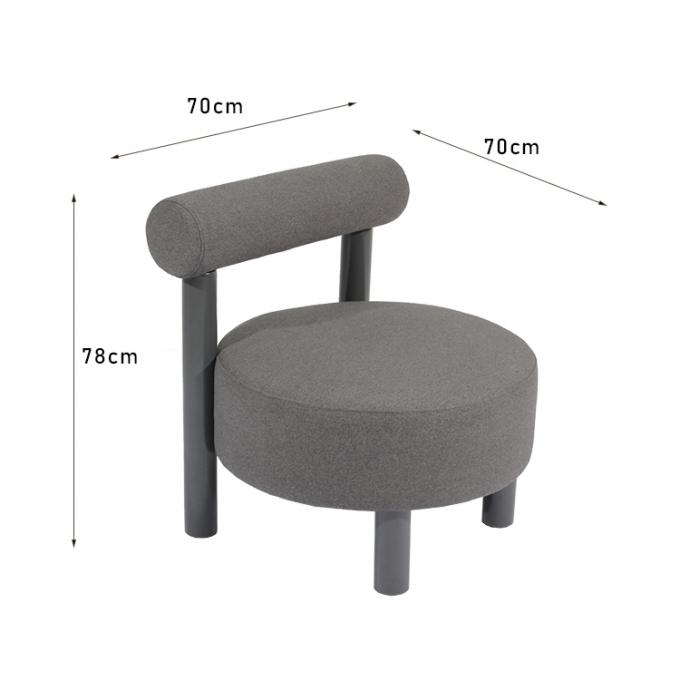 70*70*78cm Geometric Shape Living Room Couches For Coffee Restaurant Dining 0