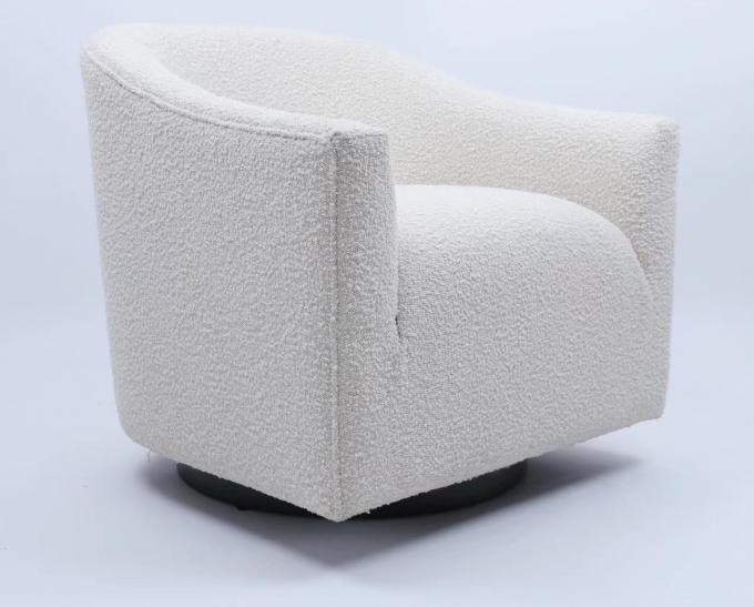 Customized Modern Armchair Fabric Wood Frame Elegant Velvet 2