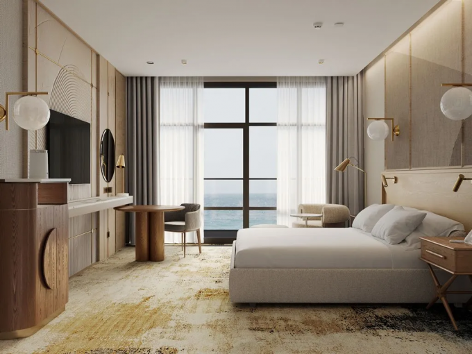 Hotel bedroom furniture sets for 5 star hotel rooms solid wood bedroom furniture 2