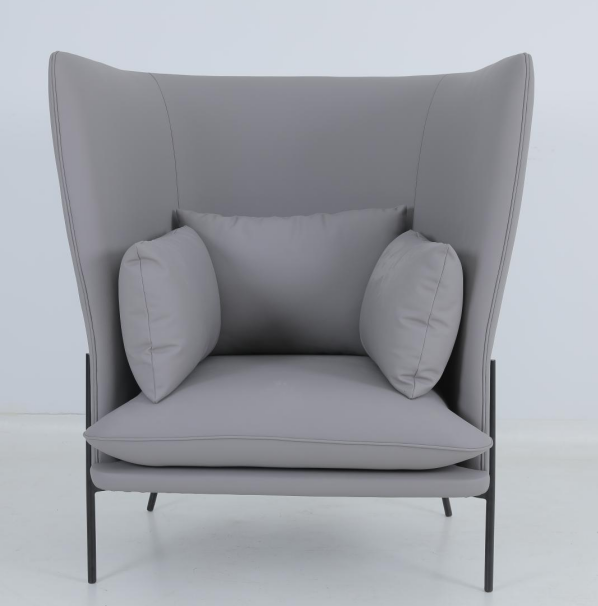 Stainless Steel Leg Leisure Arm Chair untuk ruang tamu Modern 1