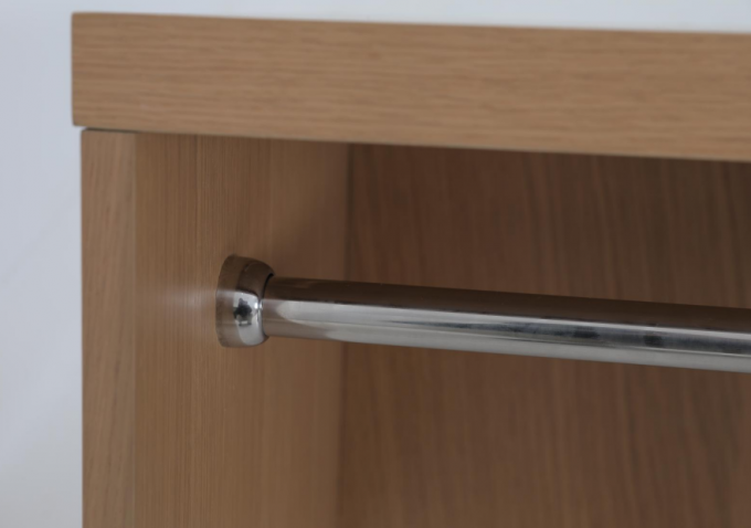 Hotel Kamar Tidur Rak Kayu Padat Dengan Pintu Lemari 1