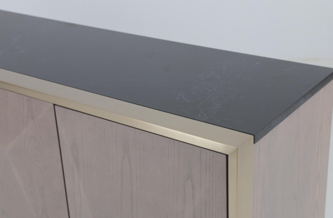 Klasik Kayu Elm Sideboard Ukuran Disesuaikan 2