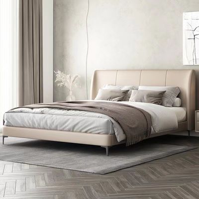 Beli Tempat tidur berlapis beige hotel mewah gaya Eropa pembuatan online