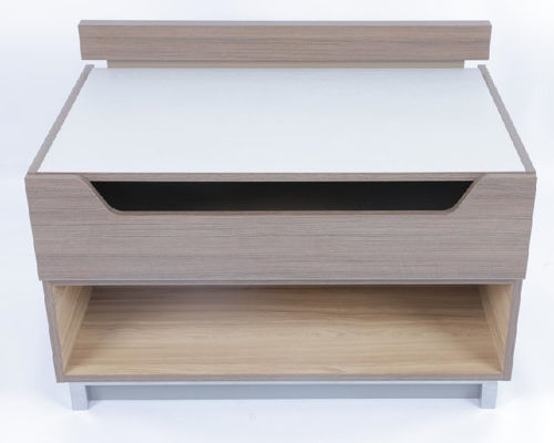 Beli Quartz Top Baggage Bench dengan laci English dovetail gaya modern pembuatan online
