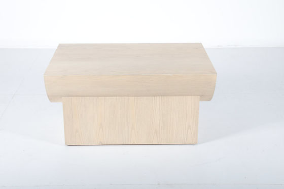 Beli Disesuaikan Wabi-Sabi Hotel Mewah Kamar Tidur Arc-Edged Solid Kayu Side Table pembuatan online