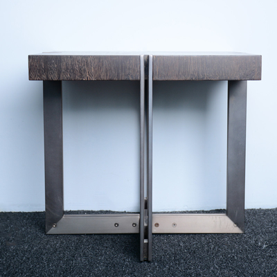 Harga yang bagus Rrecycled Wood Furniture Antique Tea Table Natural Color Strong Rustic on line
