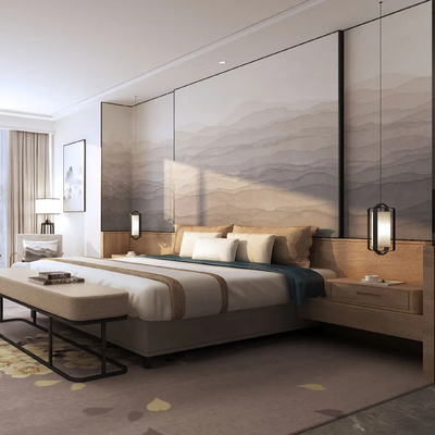 Harga yang bagus Hotel bedroom furniture sets for 5 star hotel rooms Luxury Hotel Bedroom Furniture on line
