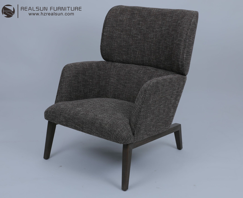 Harga yang bagus Wooden Frame & Upholstered Lounge Chair Customized on line