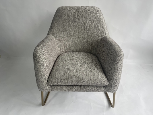 Harga yang bagus Customized Modern Fabric Chair With Stainless Steel Frame on line