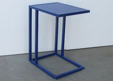 Harga yang bagus Simple Style Metal Living Room Coffee Table 1.5'' Wide C Shaped End Table on line