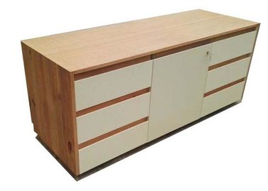 Harga yang bagus 6 Drawers Bedroom Dressers And Chests With Soft Closing Slides Light Color on line
