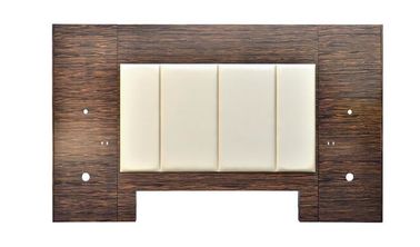 Harga yang bagus Twin Bed Hotel Style Headboards 50% Sheen For Bedroom , Natural Color on line