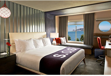 Harga yang bagus Elegant Luxury Hotel Bedroom Furniture Sets Double Dowel Eco Friendly on line