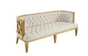 Harga yang bagus High End Classic Wood Frame Sofa , Living Room Fabric Sofas With High Density Foam on line