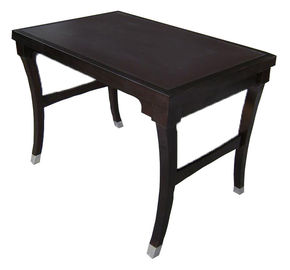 Harga yang bagus Simple Solid Wood Hotel Writing Desk HPL Top With 30% Sheen , 48''W*24''D*30''H on line