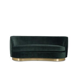 Harga yang bagus Home Living Room Sofa Vintage Luxurious Velvet Upholstery Sofa With Toe Kick In Velvet on line