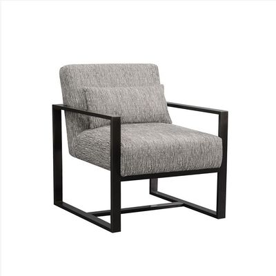 Harga yang bagus Black Stainless Steel Occasional Luxury Living Room Chairs on line