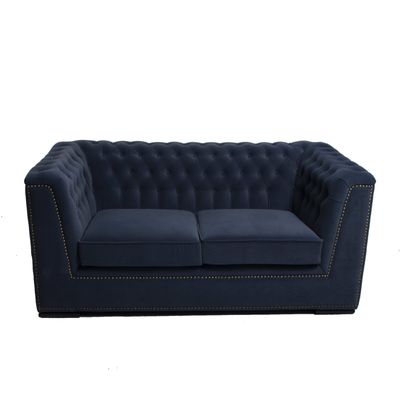 Harga yang bagus Sturdy Velvet 2 Seater Living Room Sofa With Lumbar Support on line