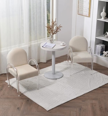Harga yang bagus Acrylic Contemporary Dining Room Chair Light Luxury Home Decor on line