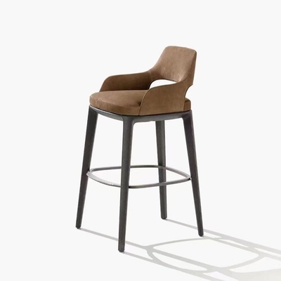 Harga yang bagus Wood Legs Cover Furniture Dining Room Chairs With Metal Element on line