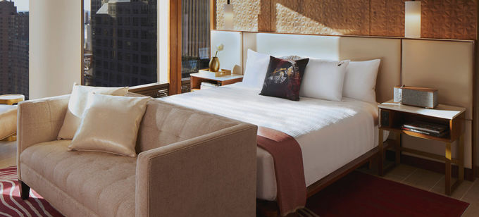 Customized Hotel Bedroom Furniture Sets Include Fixed Furniture 1