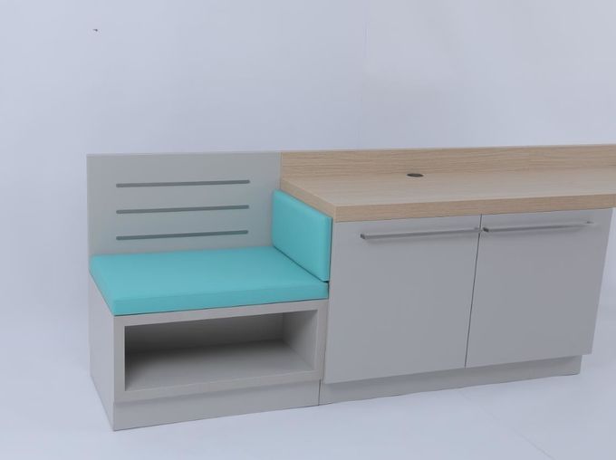 Modern Kamar Tidur Custom Ekspansif Meja Linear Untuk Hilton Hotel 3