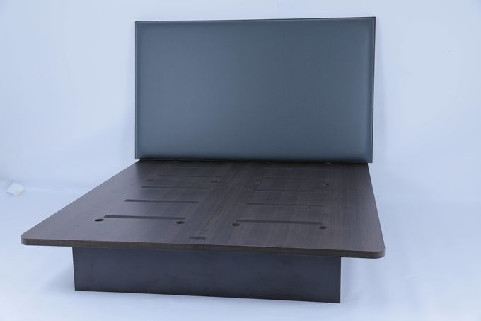 Modern Bed With Vinyl Headboard Hotel rumah Set furnitur kamar tidur 1