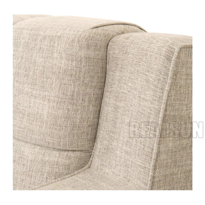 American Style Living Room Sofa Featuring Button Tufted Seat Back With Comfortable Deep Seat 0