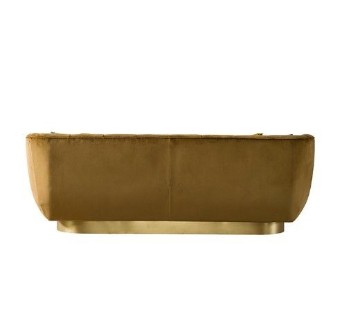 W 210cm Gold Base Comfortable Living Room Sofa 3