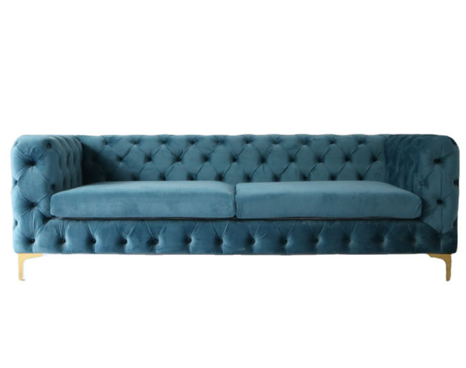 220*85*75cm European Modern Chesterfield Sofa Set 1