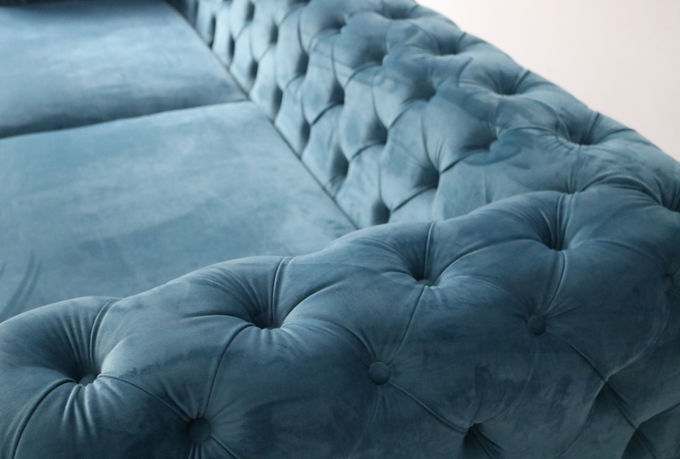 220*85*75cm European Modern Chesterfield Sofa Set 2