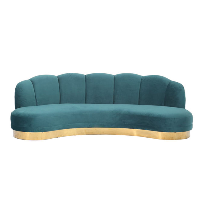 215x80x88cm European Modern Tufted Sofa For Living Room Furniture 1