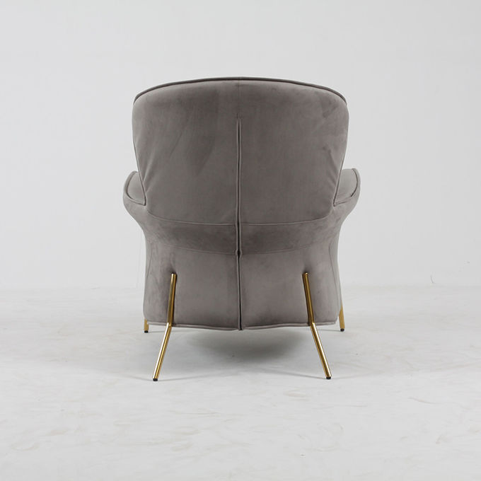 Stainless Steel Leg Leisure Arm Chair For Living Room Modern 2