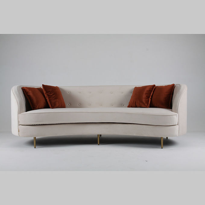 Indoor Furniture Living Room Curved Sofa Unfolded Modern Fashion 2