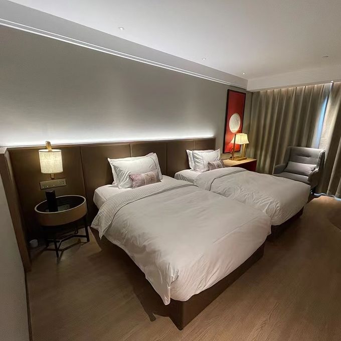 Luxury Star Hotels Furniture Standard Room Fully Customized Interior furnishings 0