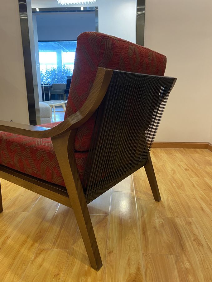longue chair Solid wood modern style Comfortable appartement  hotel funiture 1